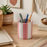 Chapinhaven Pink/Ivory Pencil Cup