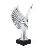 Boron Silver Small Resin Eagle Table Accent