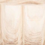 Nubieber Natural Wood Scalloped Bowl