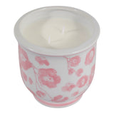 Tisdale Pink/White Jasmine Chinoiserie Candle