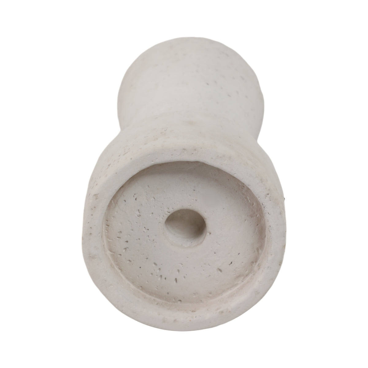 Carlin White Small Candle Holder