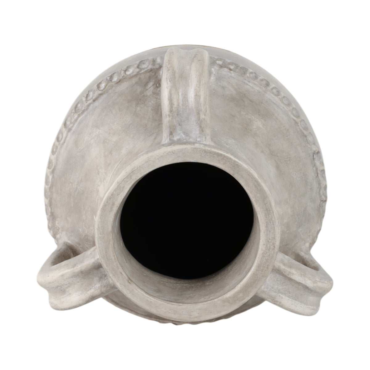 Noelwind Ivory/Tan Small Reactive Glaze Terracotta Triple Handle Jug