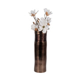 Llanada Bronze Large Glass Textured Enamel Vase