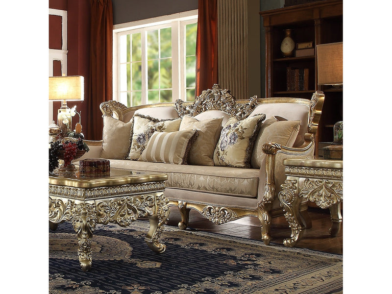 Sophia Champagne Sofa  / HD-04 - Ornate Home