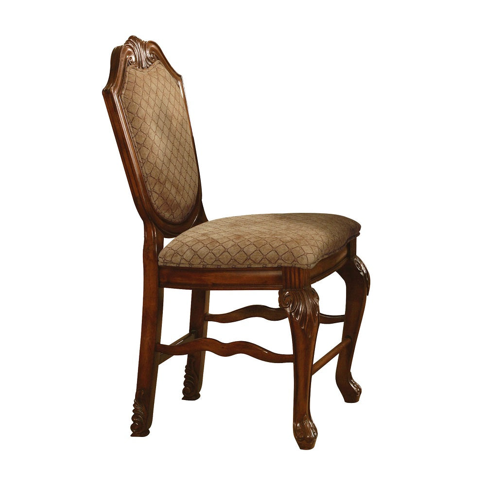 Chateau De Ville Beige/Cherry Counter Height Chair (Set of 2)