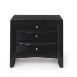Ireland Black Nightstand
