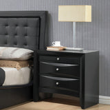 Ireland Black Nightstand