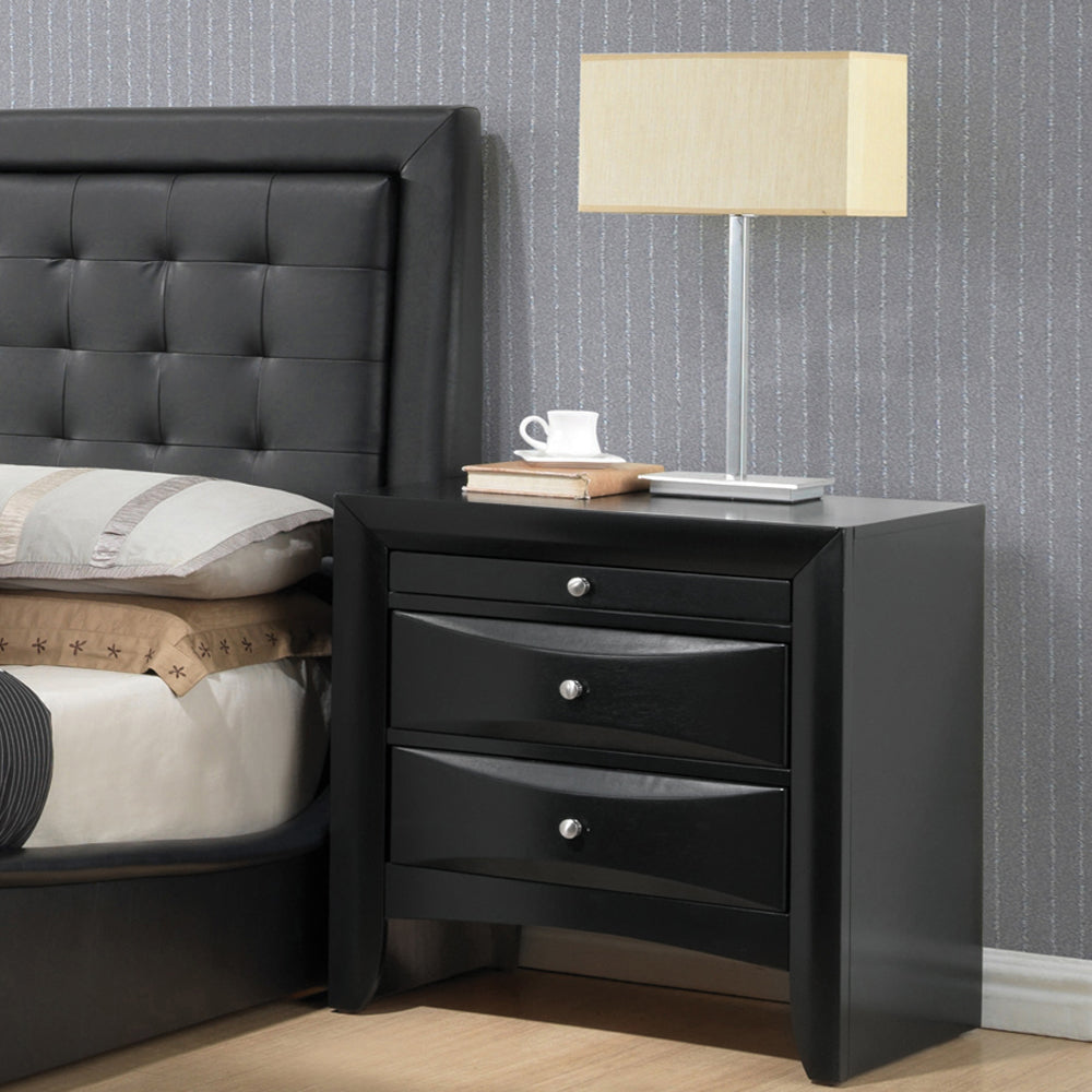 Ireland Black Nightstand