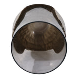 Studebaker Gold/Clear Metal Base Hurricane Pillar Holder