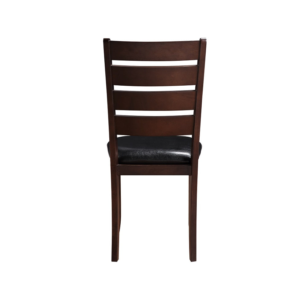 Urbana Black/Cherry Side Chair (Set of 2)