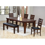 Urbana Black/Cherry Side Chair (Set of 2)