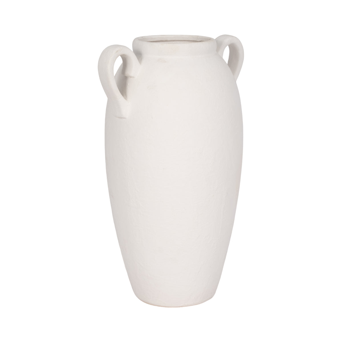 Laylaford White Ceramic Textured Jug with Handles