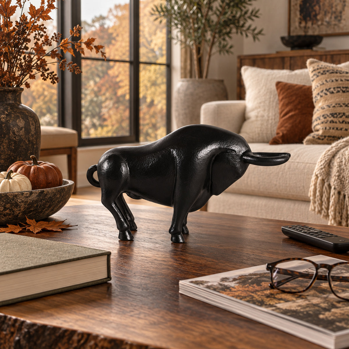 Hilmar Black Metal Bull
