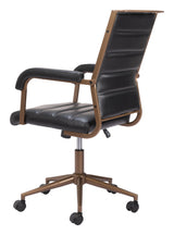 Auction Vintage Black Office Chair