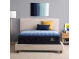 Classic Brecon 14.5" Off-White/Multicolor Cal King Plush Pillow Top Mattress