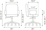 Lionel Olive Green Office Chair