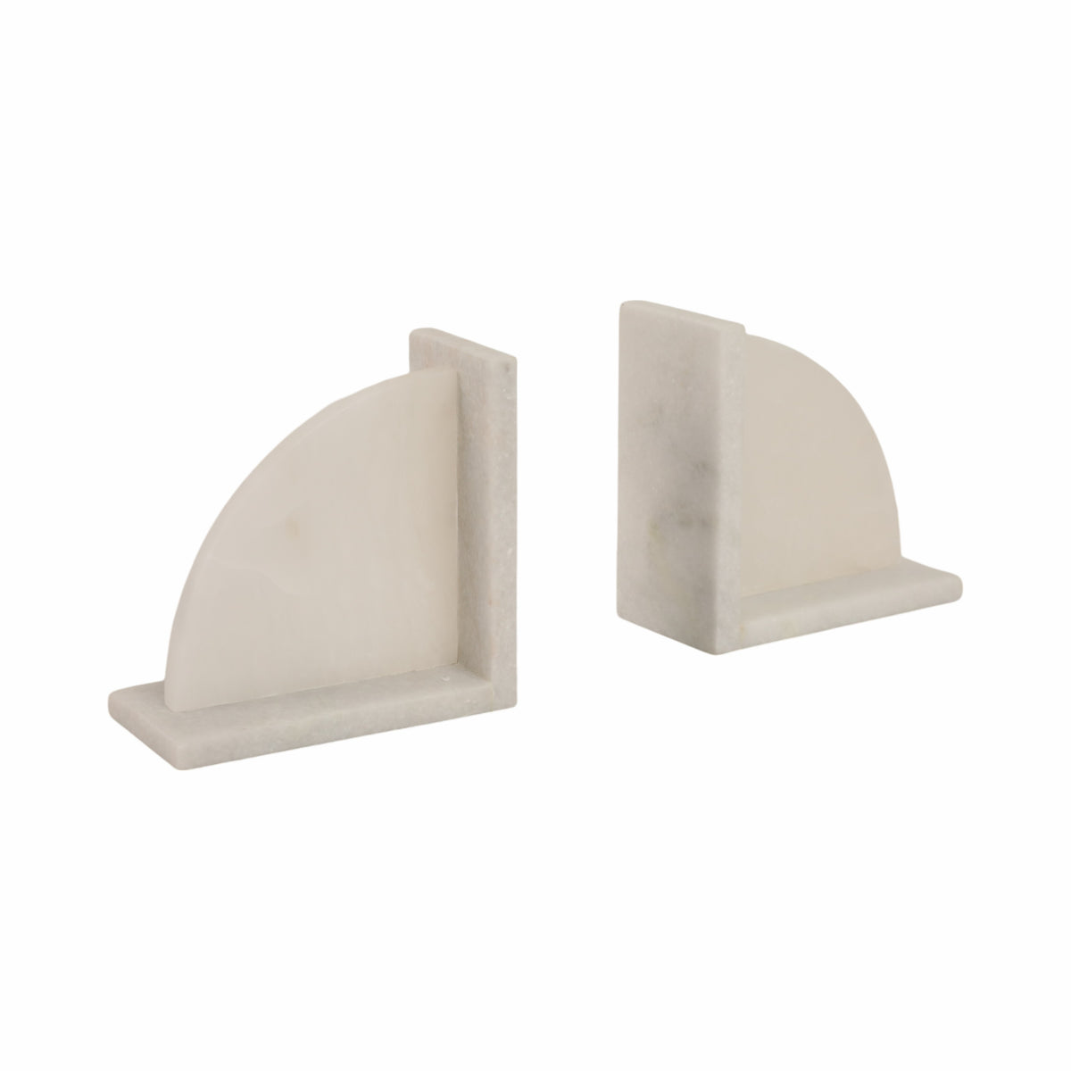 Julianwind White Bookends (Set of 2)