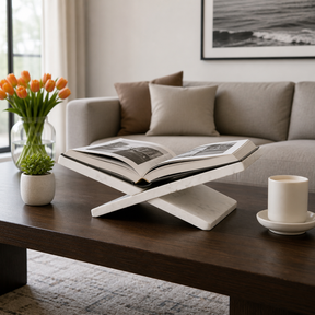 Havenrun White Bookstand