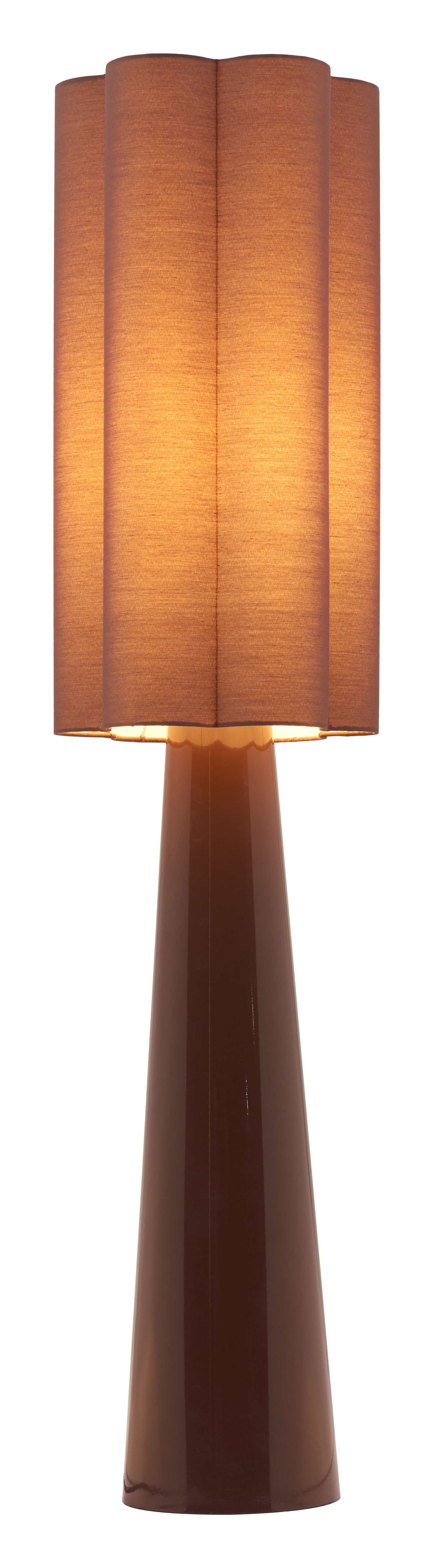 Violet Brown Floor Lamp
