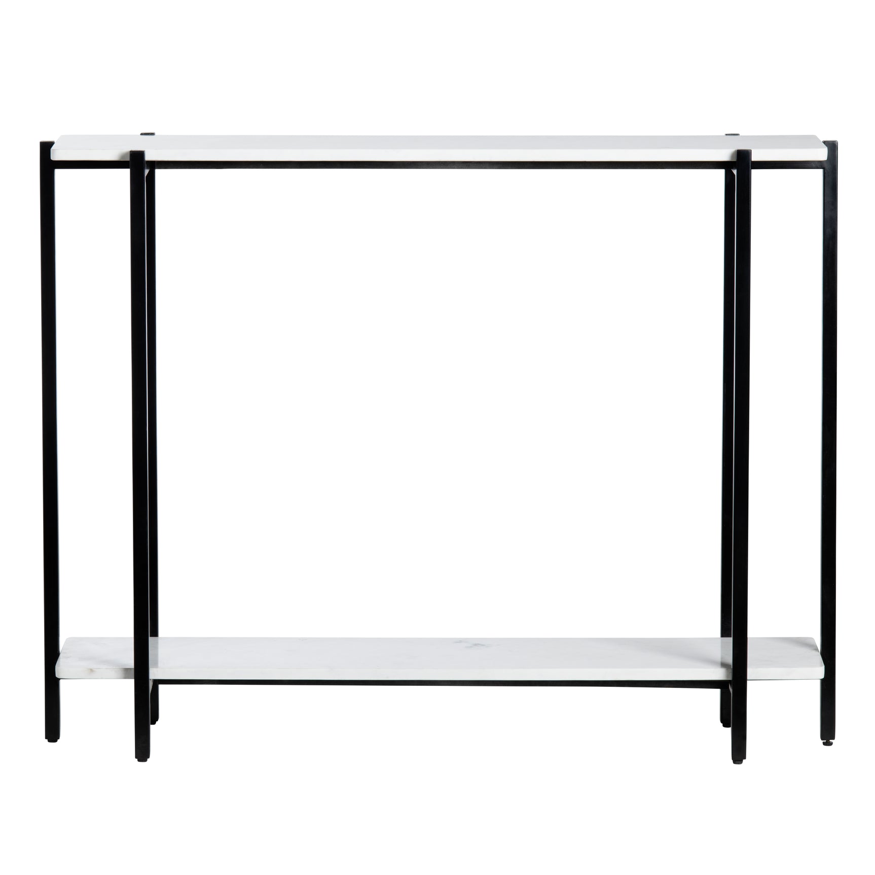 Teeter White/Black Console Table
