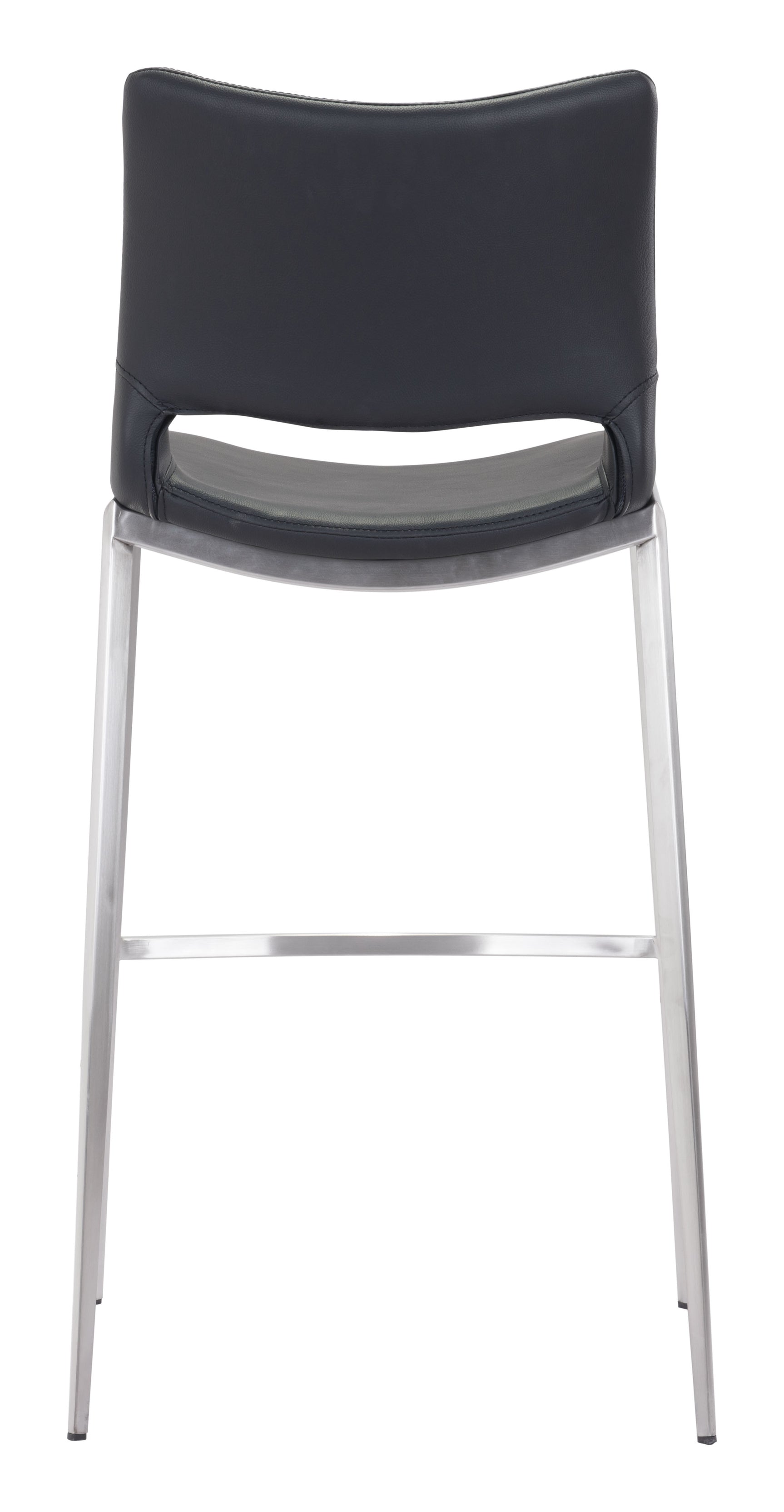 Ace Black & Silver Barstool (Set of 2)