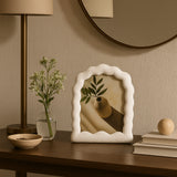 Newhall White 5x7 Wavy Arch Photo Frame