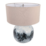 Juneridge Blue/Multicolor Metal Base Table Lamp