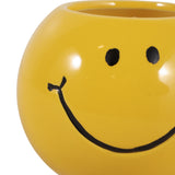 Dixonstone Yellow Coconut Goji Smiley Face Candle
