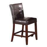 Britney Espresso/Walnut Counter Height Chair (Set of 2)