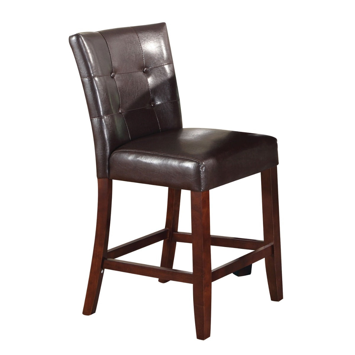 Britney Espresso/Walnut Counter Height Chair (Set of 2)