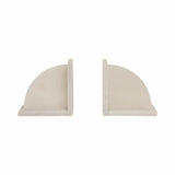 Julianwind White Bookends (Set of 2)