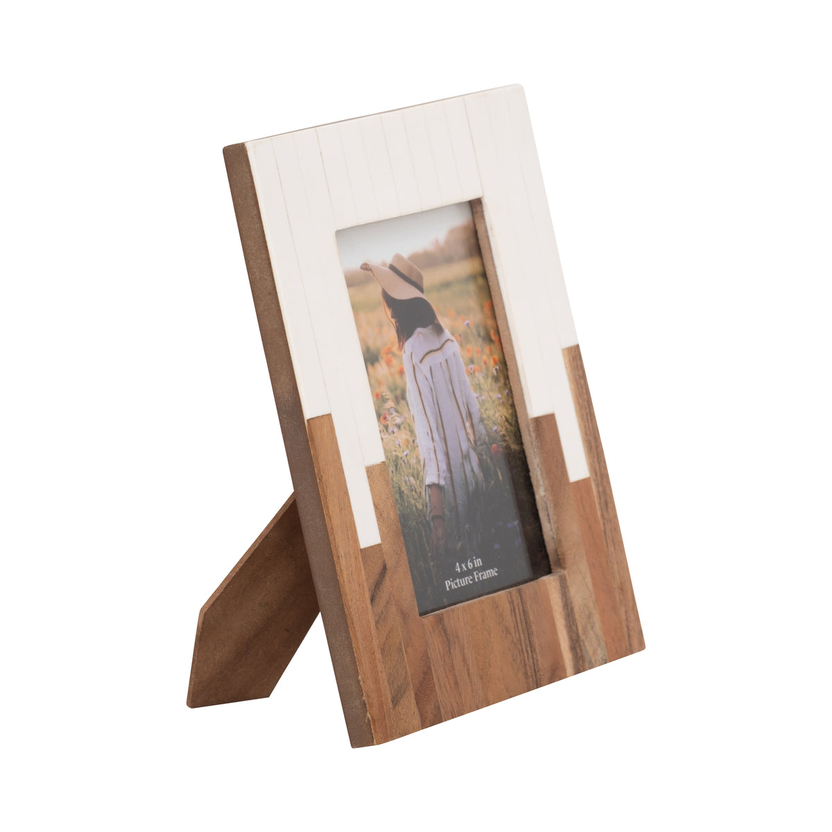 Los Alamos Natural/White Small Resin 2-Toned Frame