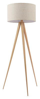 Imperial Beige & Natural Floor Lamp