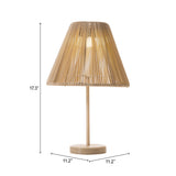 Lumika Beige Solar Table Lamp
