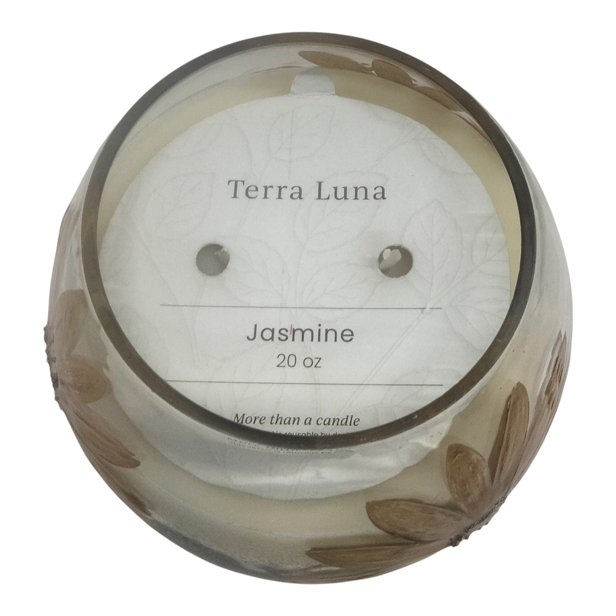 Mentone Multicolor Jasmine Pressed Flower Candle