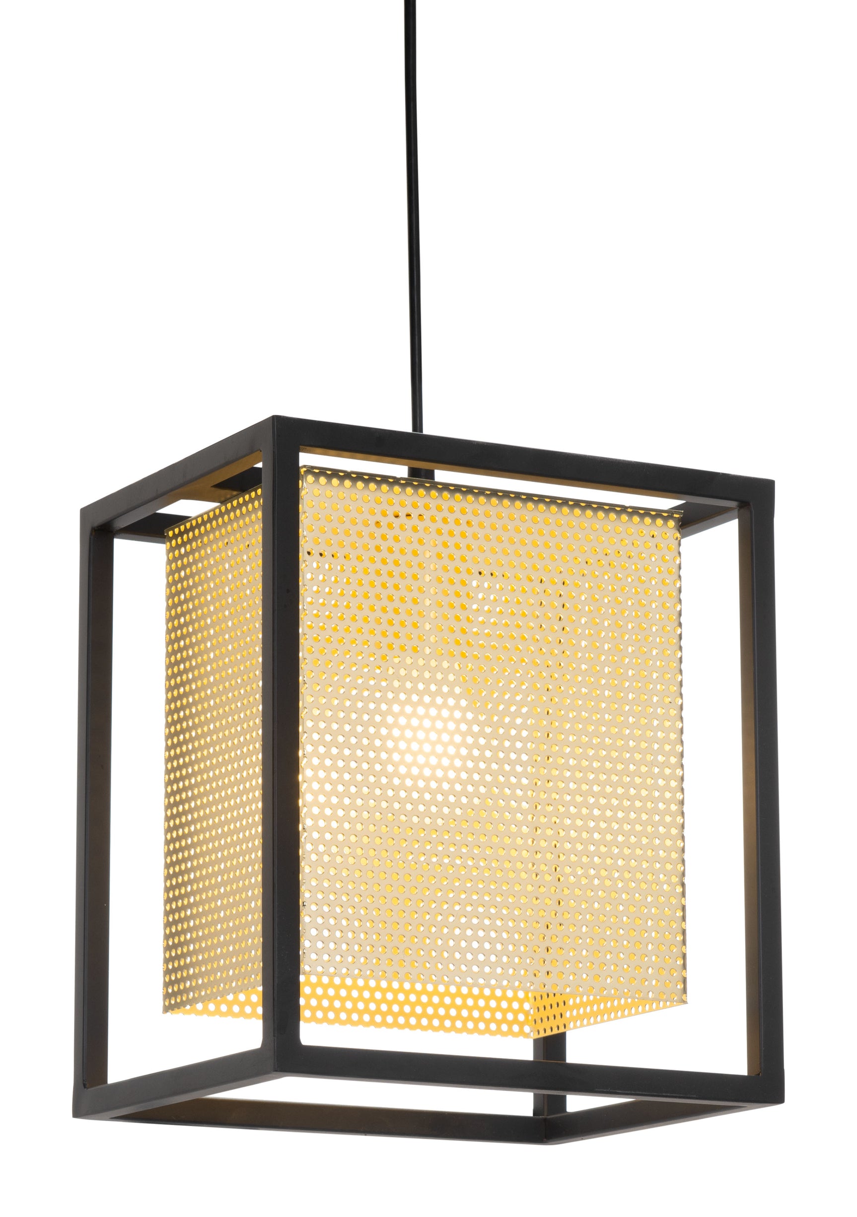Yves Gold & Black Ceiling Lamp