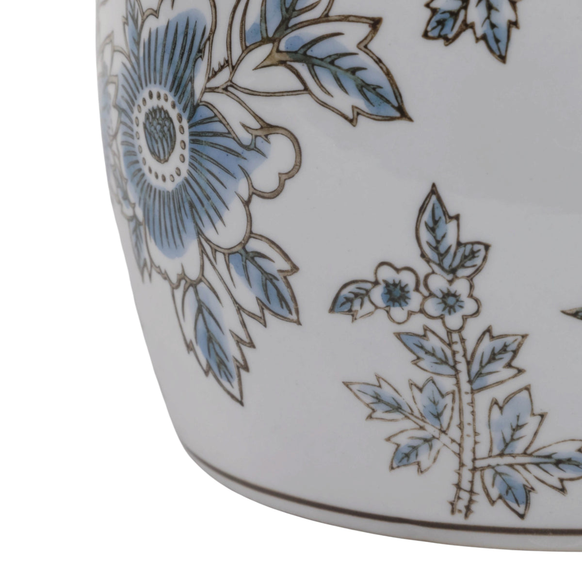 Miles Blue/Brown Neroli Basil Chinoiserie Candle