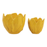 Drydenrun Yellow Planters (Set of 2)