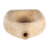 Independence Natural/Ivory Wood Cut-Out Vase