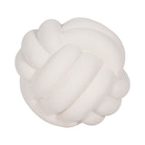 Brentonbeach White Small Rough Texture Knot Orb