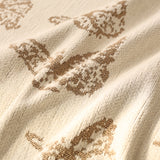 Butterfly Jacquard Soft Couch Blankets Cover for Couch Reversible Modern Sofa Slipcover Throw Covers
