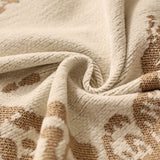Butterfly Jacquard Soft Couch Blankets Cover for Couch Reversible Modern Sofa Slipcover Throw Covers