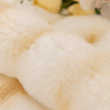 Thick Faux Fur Couch Cover Fluffy Fuzzy Warm Washable Furniture Protector for Kids Pets