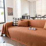Herringbone Textured Sofa Throw Blanket, Durable Pet Friendly Modern Couch Slipcover