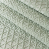Cooling Ice Silk Sofa Throw Cover, Summer Diamond Textured Furniture Protector Blanket