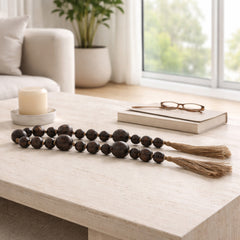 Lawsoncross Brown Terracotta Varied Size Bead Garland