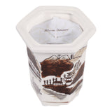 Nickrun Brown/White Sage and Eucalyptus Chinoiserie Candle