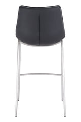 Magnus Black & Silver Barstool (Set of 2)