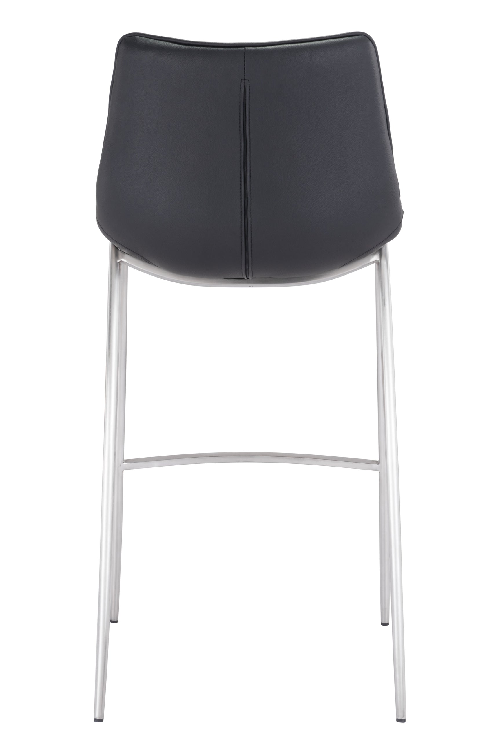 Magnus Black & Silver Barstool (Set of 2)