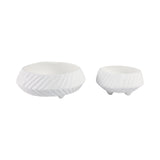 Gilbertrun White Bowls (Set of 2)